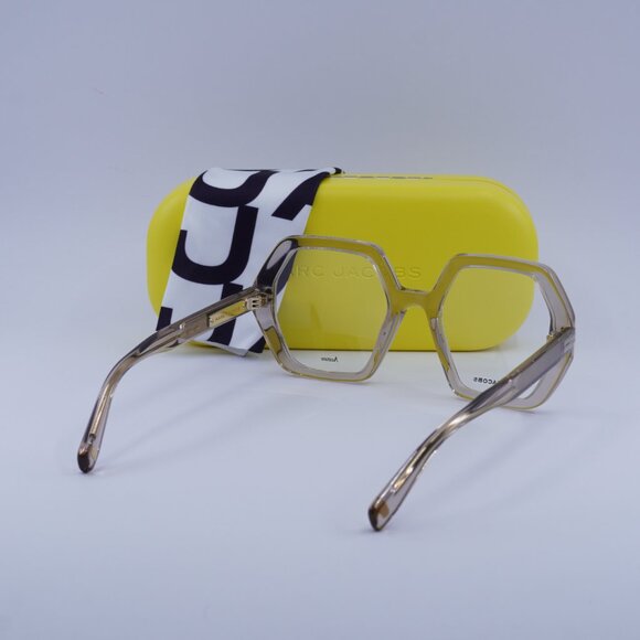 Marc Jacobs MJ 1077 010A 00 Geometric Eyeglasses 51mm – Transparent Beige - Picture 11 of 11